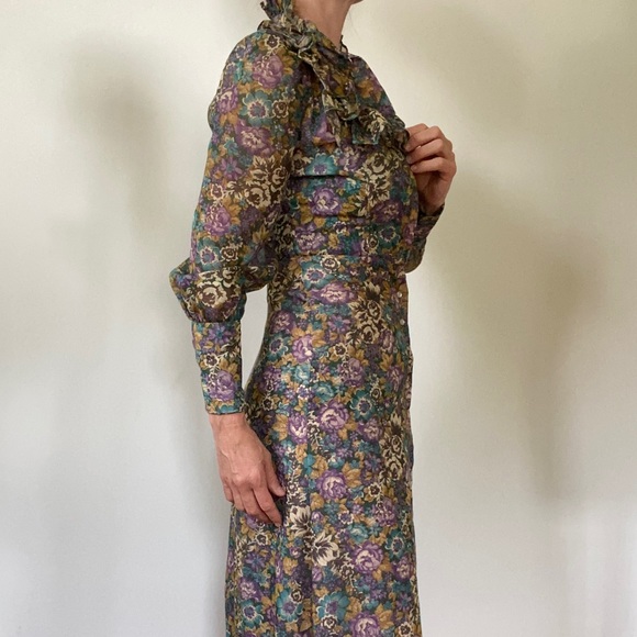 1970's vintage cottagecore prairie dress - Picture 8 of 8